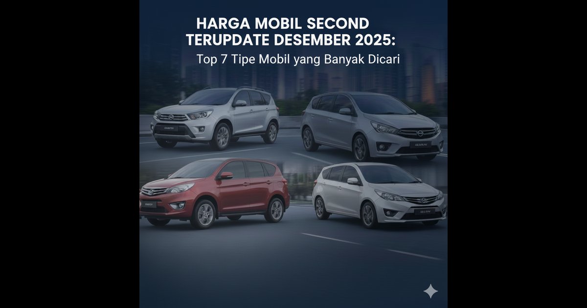 Harga Mobil Second Malang Des 2025